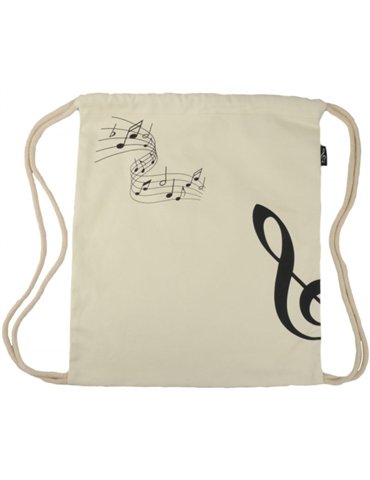 Bolsa Tipo Saco Agifty B-3103 Clave de Sol Natural