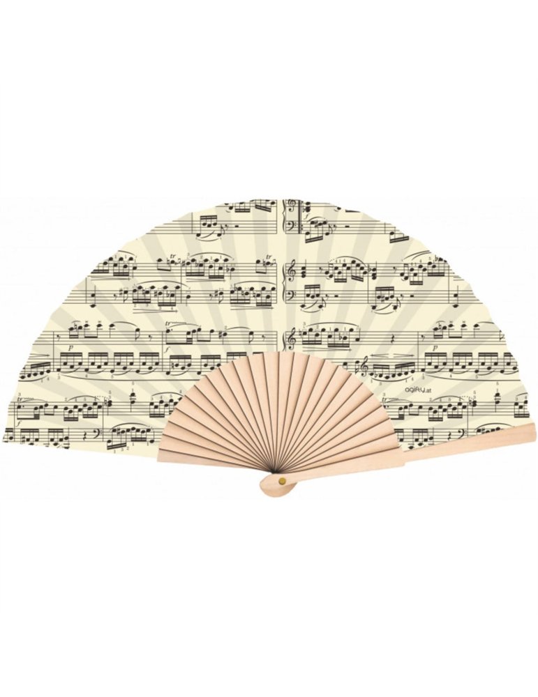 Abanico Partituras Agifty F-2004 Crema