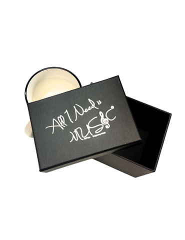 Taza Mug 350 ml. Agifty M-7013 Blanca Clave de Sol Colores 2