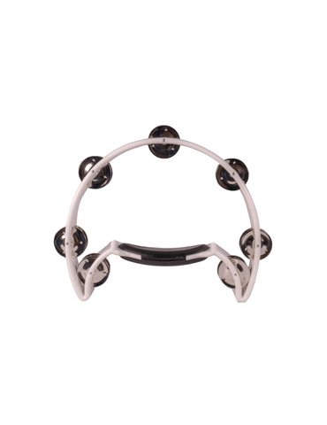 Pandereta Media Luna Angel APT-9HM Blanca