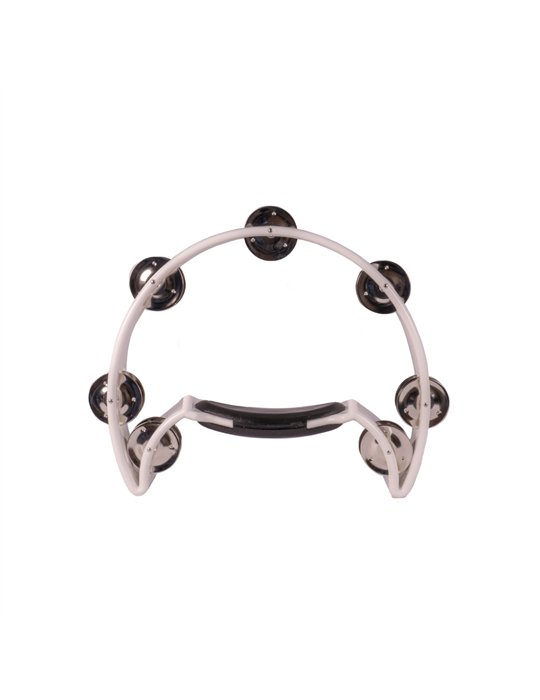 Pandereta Media Luna Angel APT-9HM Blanca