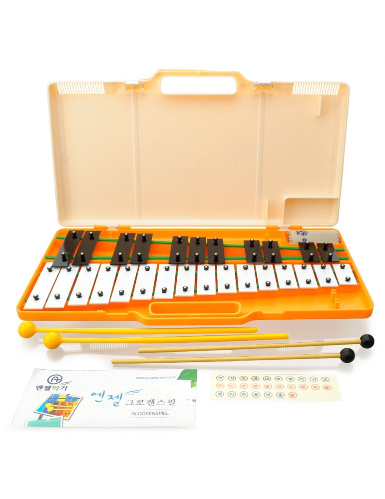 Carrillón Angel AG-27K Teclas Blanco y Negro 4 Mazas