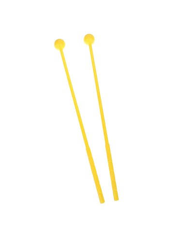 Par Mazas Carrillón Angel AML-25 Bola Plástico Amarillo
