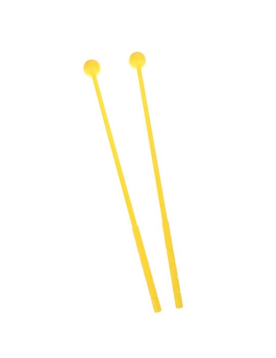 Par Mazas Carrillón Angel AML-25 Bola Plástico Amarillo