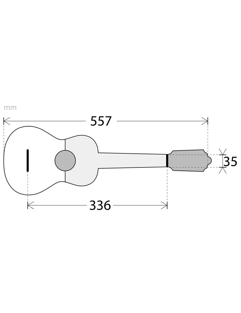 Cavaquinho APC Carrilhao ½ Tapa Palosanto 103
