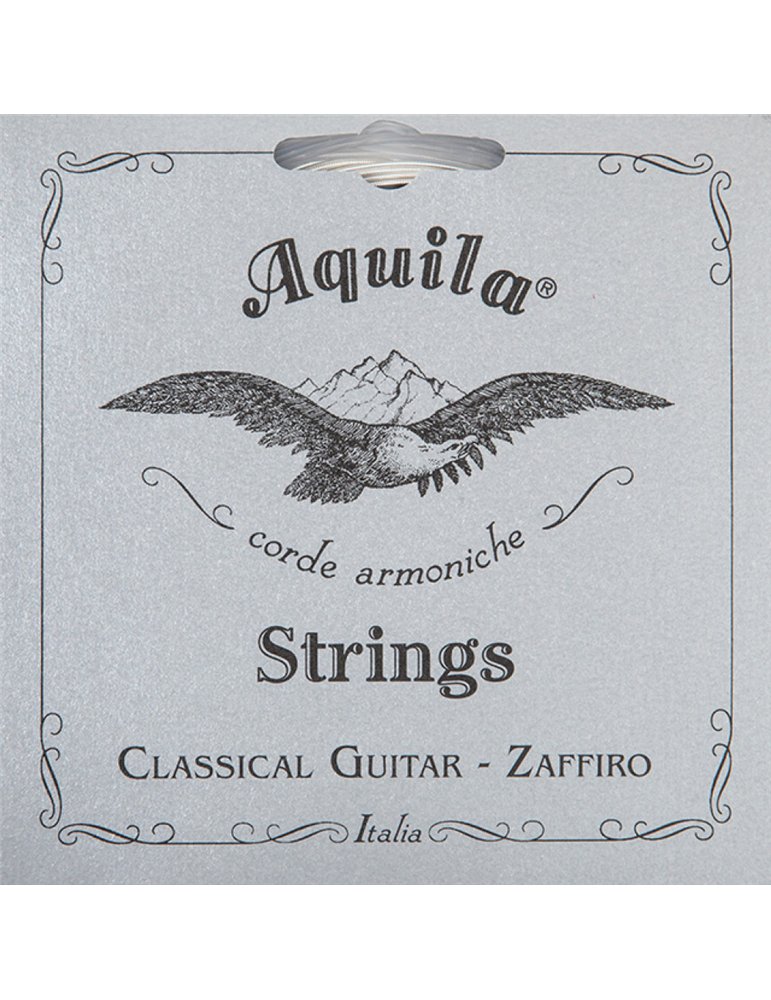 Juego Cuerdas Guitarra Clásica Aquila 129-C Zaffiro Tensión Normal