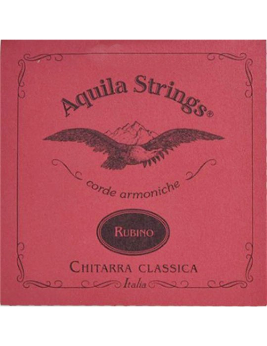 Juego Cuerdas Guitarra Clásica Aquila 134-C Rubino Tensión Normal