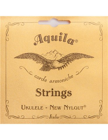 Juego Cuerdas Ukelele Soprano Aquila New Nylgut 5-U Low G