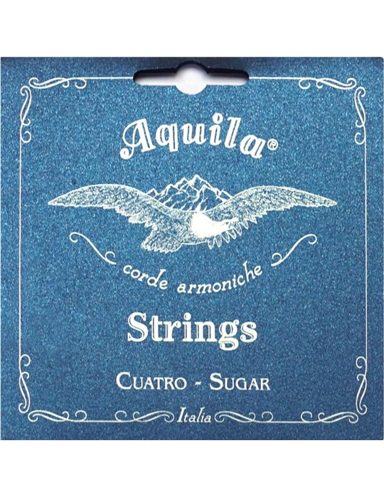 Juego Cuerdas Cuatro Venezolano Aquila 20-CH Sugar