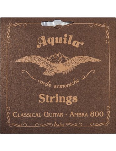 Juego Cuerdas Guitarra Clásica Aquila 82-C Ambra 800 Tensión Normal