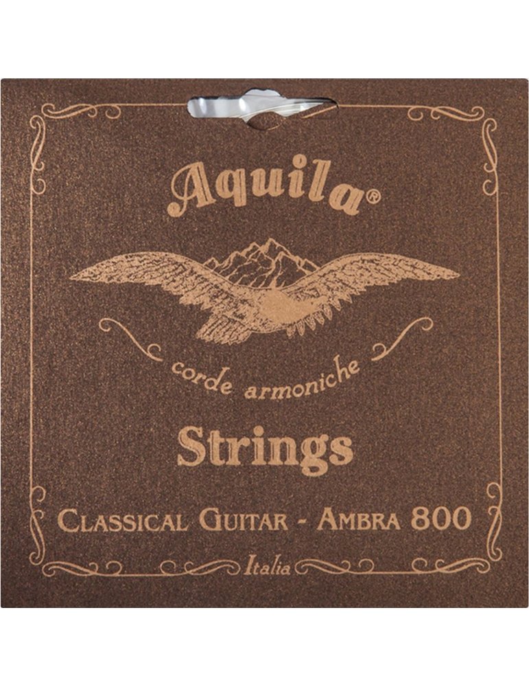 Juego Cuerdas Guitarra Clásica Aquila 82-C Ambra 800 Tensión Normal
