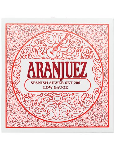 Juego Cuerdas Guitarra Clasica Aranjuez Spanish Silver 200