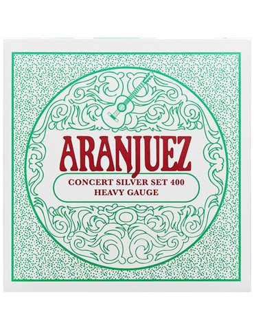 Juego Cuerdas Guitarra Clasica Aranjuez Concert Silver 400