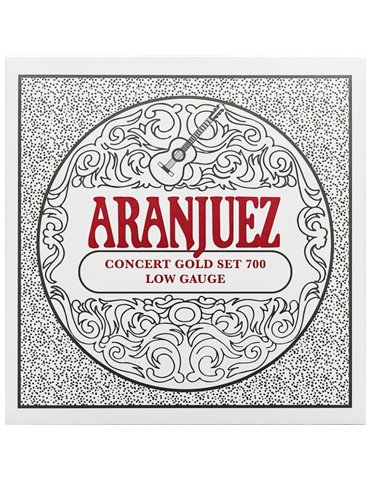Juego Cuerdas Guitarra Clasica Aranjuez Concert Gold 700