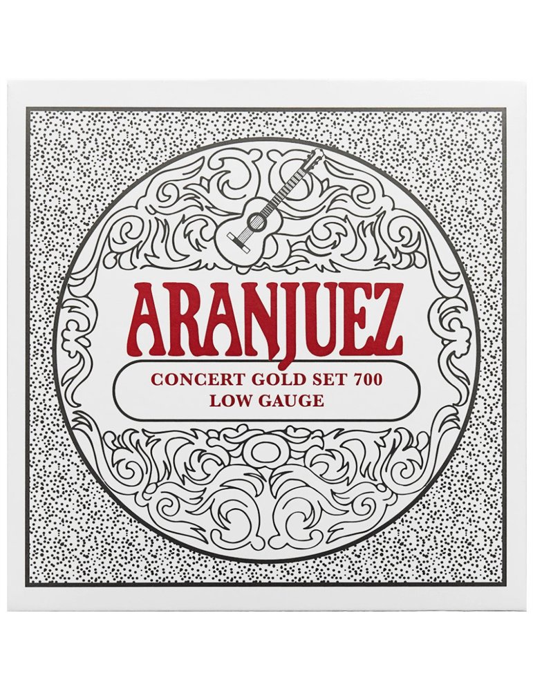Juego Cuerdas Guitarra Clasica Aranjuez Concert Gold 700