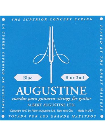 Cuerda 2ª Guitarra Clásica Augustine Azul