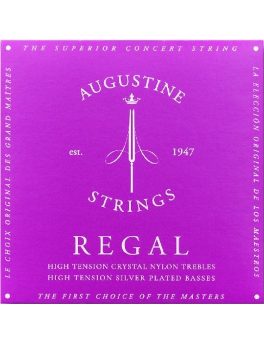 Juego Cuerdas Guitarra Clásica Augustine Regals Azul