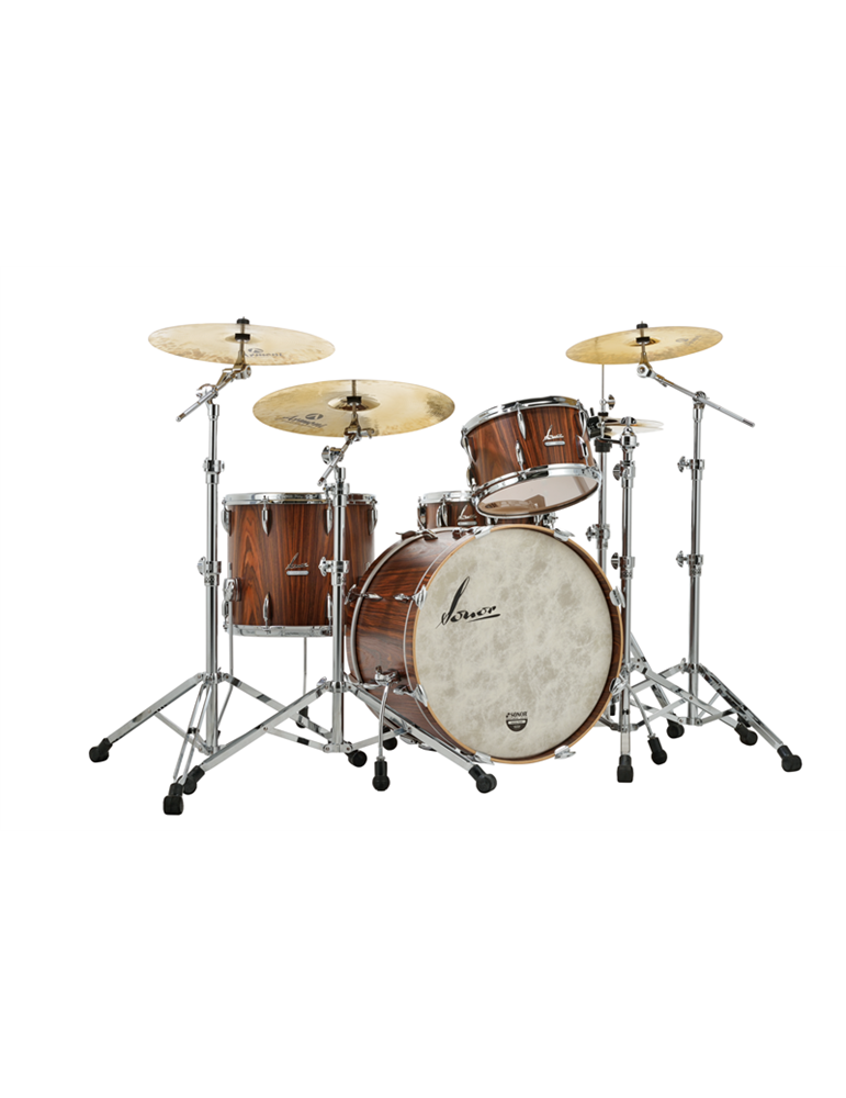SET VINTAGE BOMBO 20(SIN PERF.)ROSEWOOD SEMI GLOSS