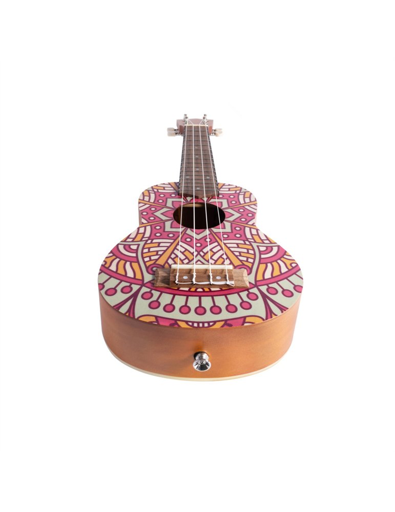 Ukelele Soprano Bamboo B1E-PM Pink Mandala