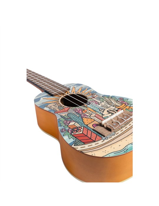 Ukelele Soprano Bamboo B1E-BA Buenos Aires