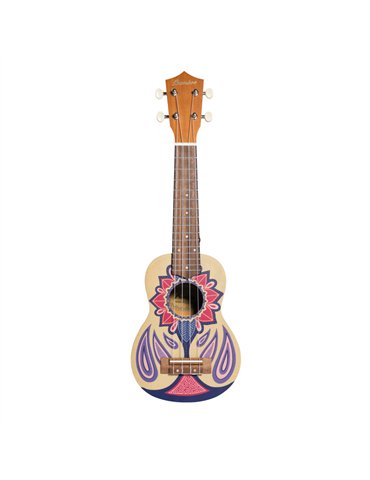 Ukelele Soprano Bamboo B1E-GR Groovy