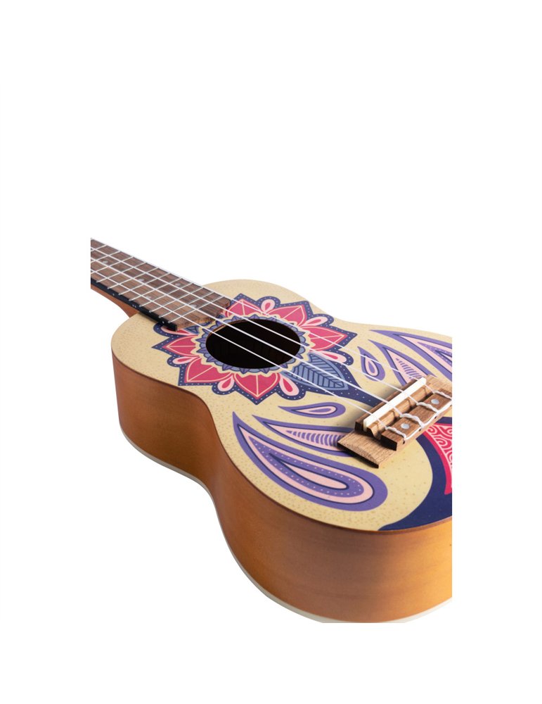 Ukelele Soprano Bamboo B1E-GR Groovy