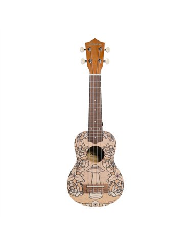 Ukelele Soprano Bamboo B1E-TE Terra