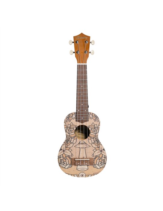Ukelele Soprano Bamboo B1E-TE Terra