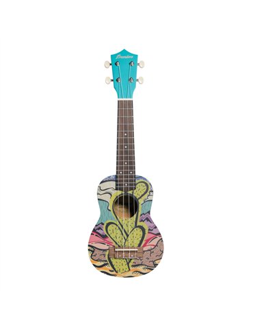 Ukelele Soprano Bamboo B1E-CA Cactus