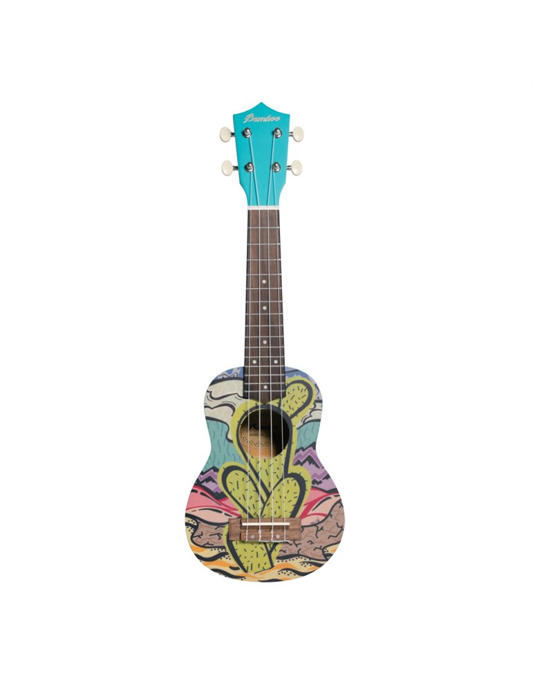 Ukelele Soprano Bamboo B1E-CA Cactus