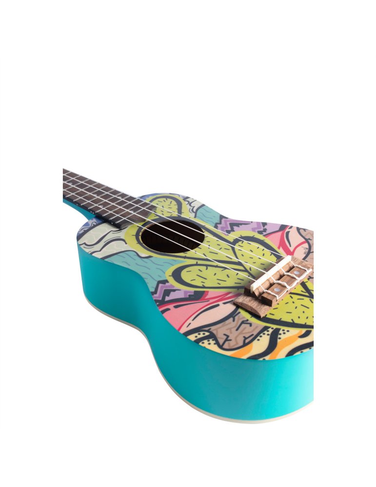 Ukelele Soprano Bamboo B1E-CA Cactus