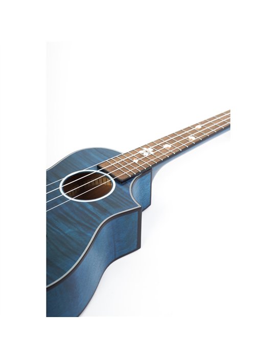 Ukelele Concert Bamboo BU23-BL Tiger Okume