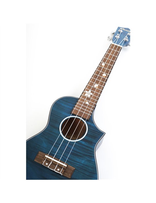 Ukelele Concert Bamboo BU23-BL Tiger Okume