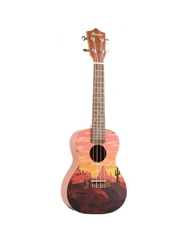 Ukelele Concert Bamboo BU23-R66 Sunset