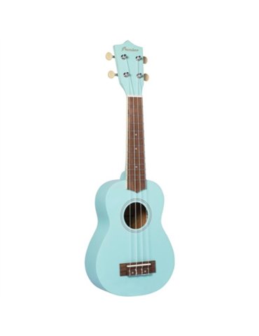 Ukelele Soprano Bamboo BE-LBL Studio Light Blue