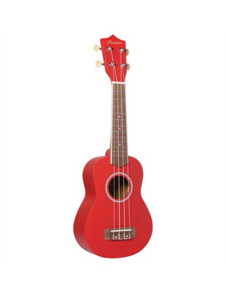 Ukelele Soprano Bamboo BE-RED Studio Red