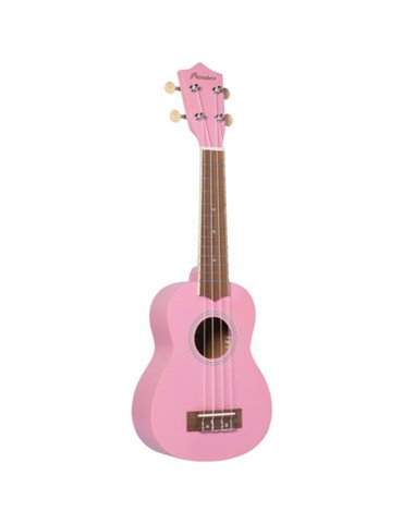 Ukelele Soprano Bamboo BE-LPK Studio Light Pink