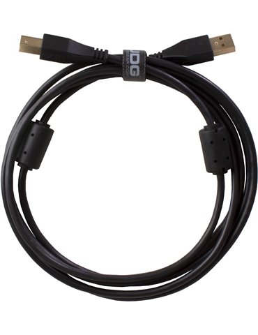 U95002BL - ULTIMATE AUDIO CABLE USB 2.0 A-B BLACK STRAIGHT 2M