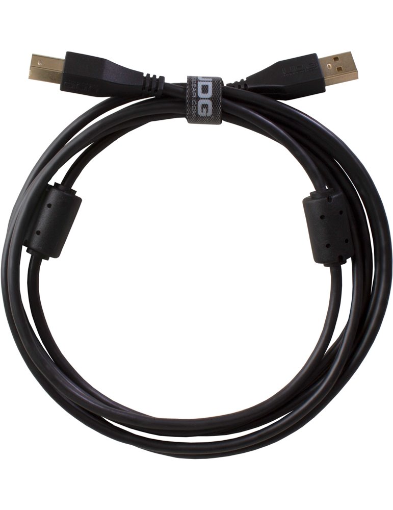 U95002BL - ULTIMATE AUDIO CABLE USB 2.0 A-B BLACK STRAIGHT 2M