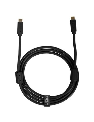 U99001BL - ULTIMATE AUDIO CABLE USB 3.2 C-C BLACK STRAIGHT 1,5M