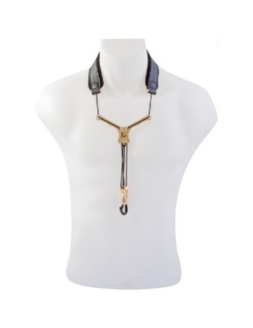 Cordón Saxo BG S-22YMSH Cuero Zen Al Cuello Pequeño