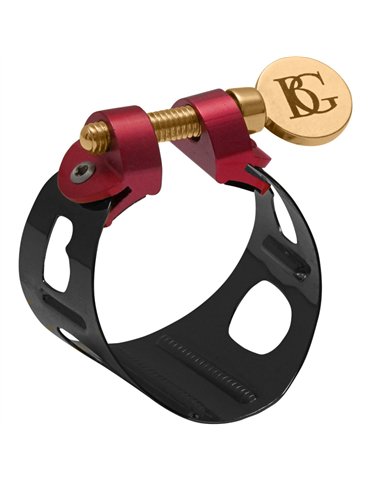 Abrazadera Saxo Tenor BG Dúo Lacada Negro LDTB