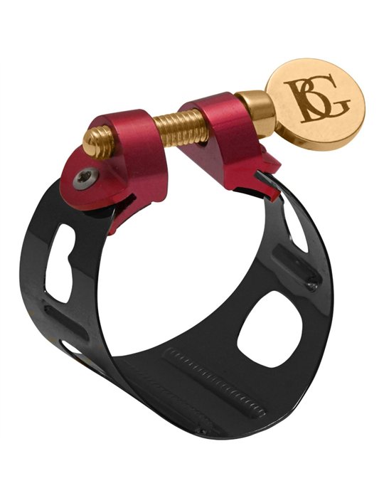 Abrazadera Saxo Tenor BG Dúo Lacada Negro LDTB