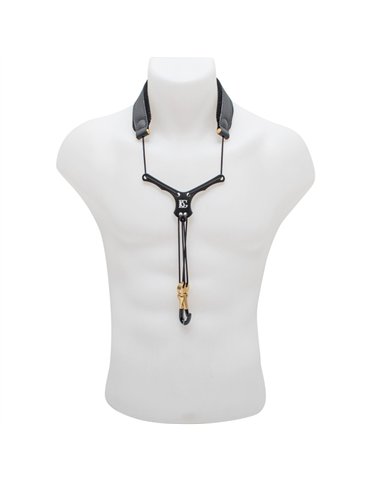 Cordón Saxo BG S-20YBMSH Cuero Zen Al Cuello Negro