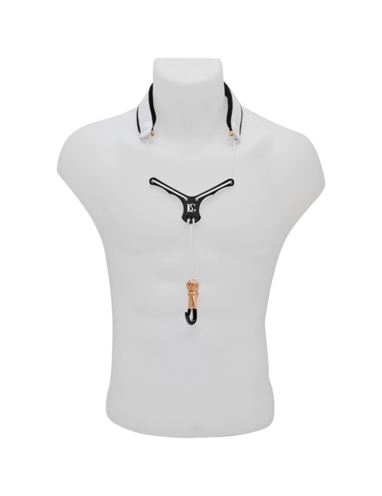 Cordón Saxo BG S-28YBMSH Cuero Zen Al Cuello Blanco