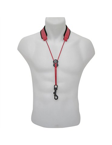 Cordón Saxo BG S-29SH Acolchado Cuero Rojo