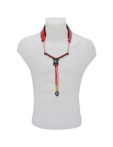 Cordón Saxo BG S-29YBMSH Cuero Zen Al Cuello Rojo