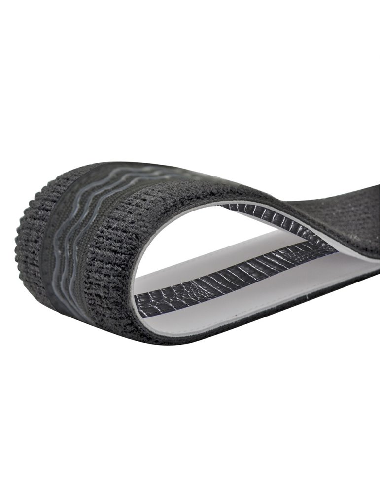 Correa Guitarra BG Cuero Blanco/Negro Cocodrilo GLD180X