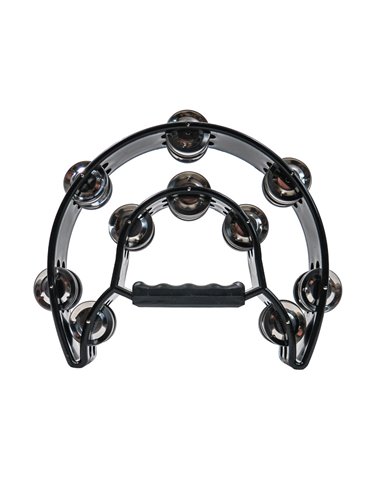 Pandereta Media Luna Doble Bocheli TAM-20BK Negra