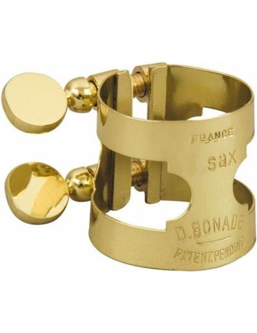 Abrazadera Saxo Soprano Bonade Invertida Lacada Envejecida L2257UDGO